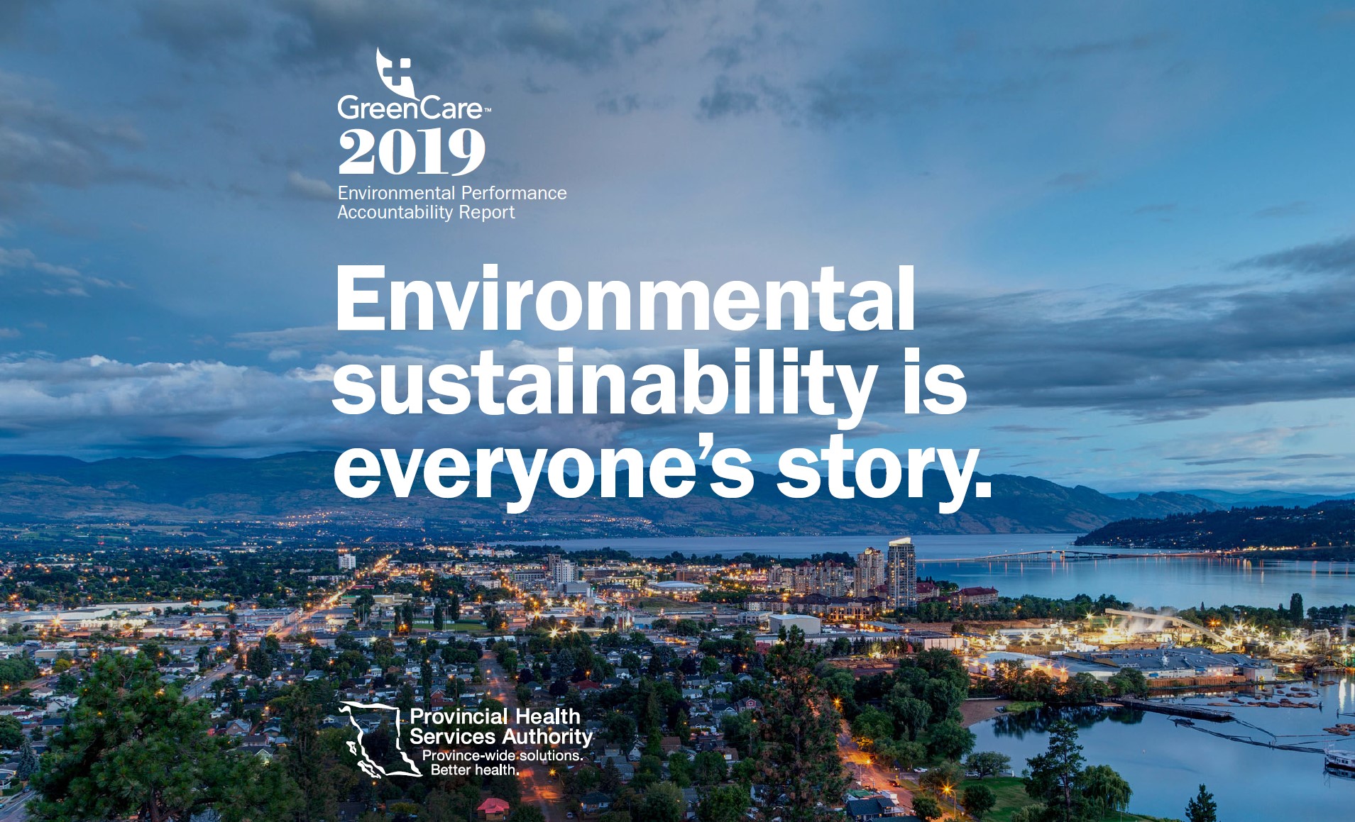 2019 Environmental Performance Accountability Report for PHSA