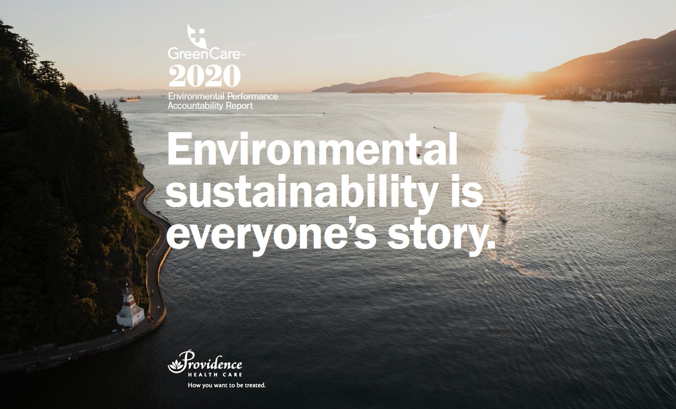 2020 Environmental Performance Accountability Report for Providence Health Care