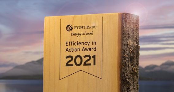 Providence receives Fortis BC 2021 Public Sector Efficiency in Action Award