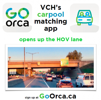 VCH Launched the Region’s First Carpool-Matching Website and Smart Phone App at GoOrca.ca