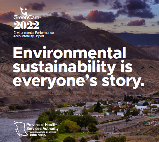 2022 Environmental Performance Accountability Report Provincial Health Services Authority